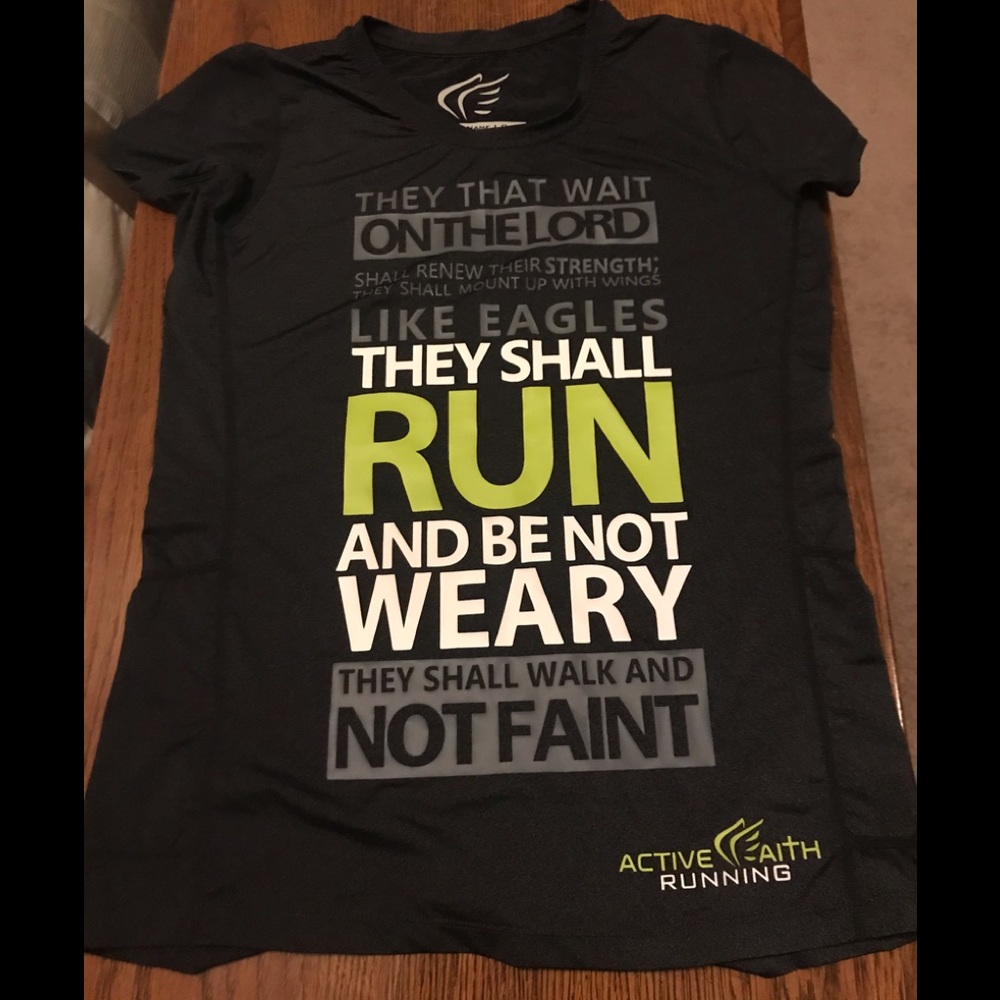 Active Faith Sports Dri Fit shirt